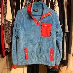 Cotopaxi Fleece with Red Accents